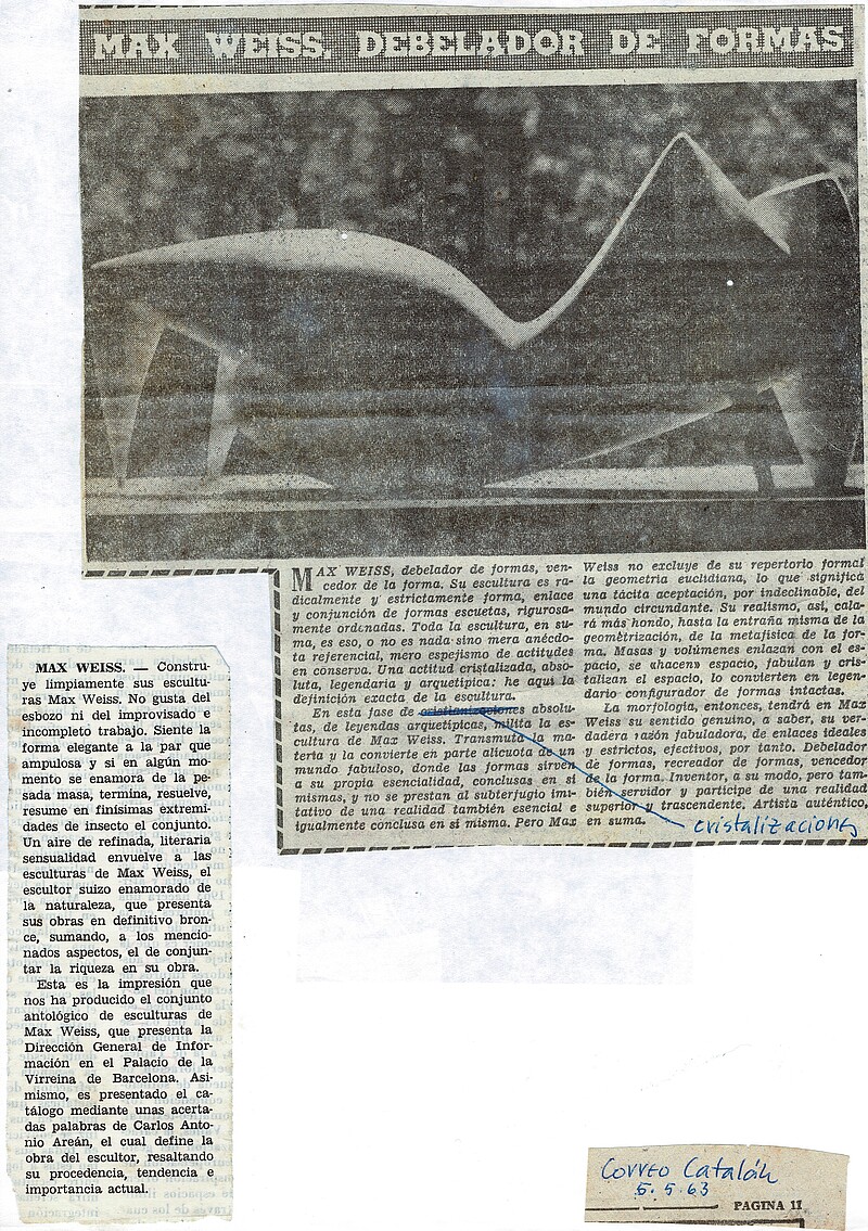 Bildhauer Max Weiss, 