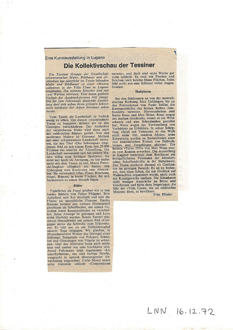 Bildhauer Max Weiss, 