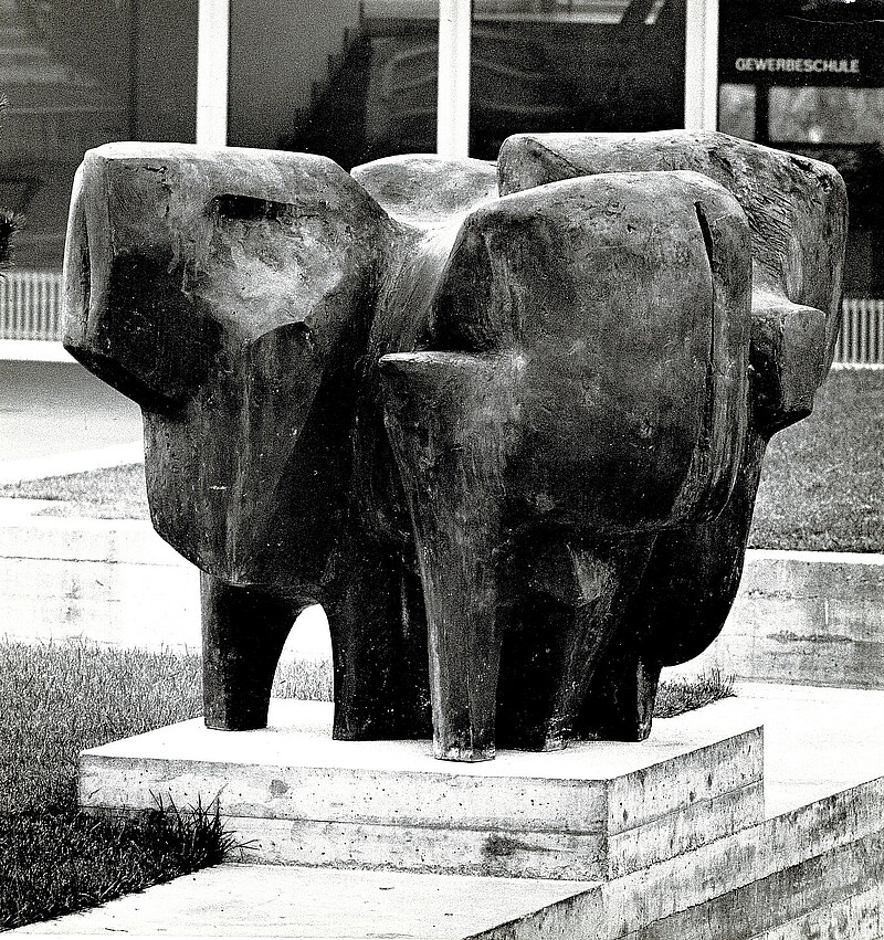 Skulptur Tierblume 196 cm (1968) von Bildhauer Max Weiss, Bild 9 von 14