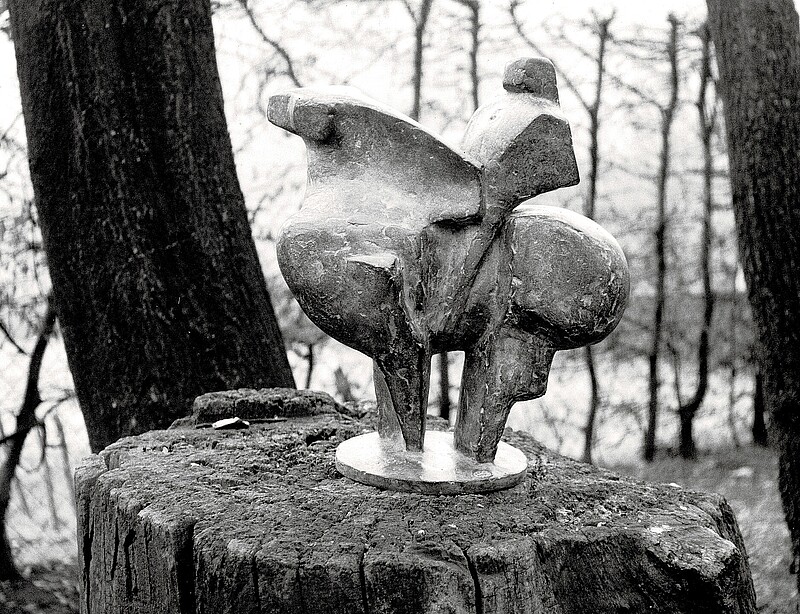Skulptur Cavaliere (1983) von Bildhauer Max Weiss, Bild 4 von 4