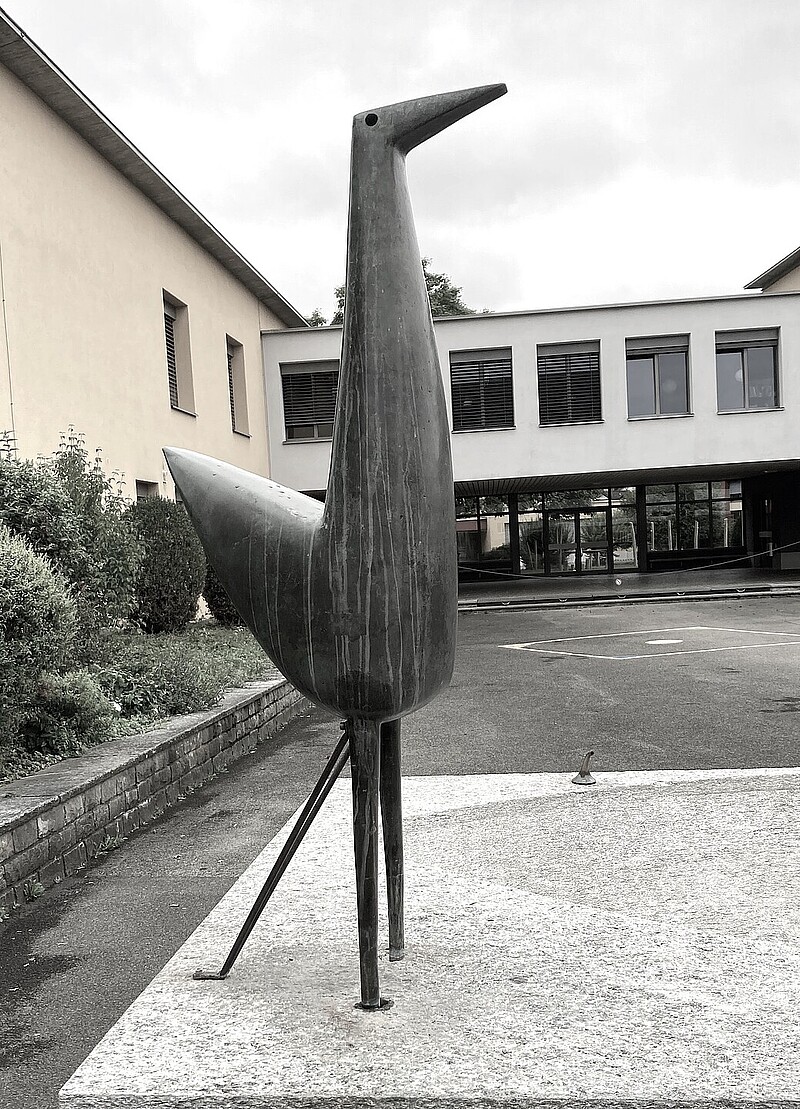 Skulptur Märchenvogel (1957) von Bildhauer Max Weiss, Bild 2 von 7
