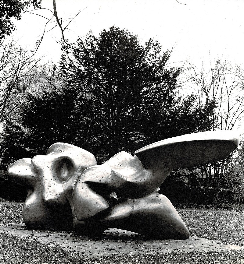 Skulptur Grosse Steppenfigur  L 460 (1970) von Bildhauer Max Weiss, Bild 6 von 12
