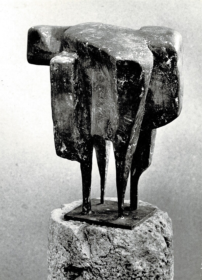 Skulptur Kleiner Elch (1968) von Bildhauer Max Weiss, Bild 2 von 8