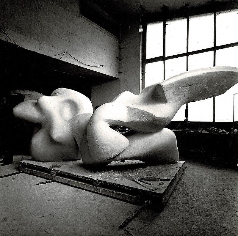 Skulptur Grosse Steppenfigur  L 460 (1970) von Bildhauer Max Weiss, Bild 3 von 12