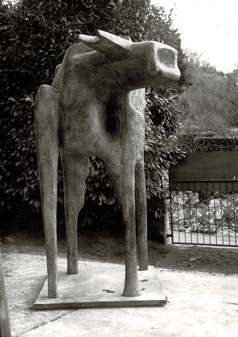 Skulptur Elch Alce  gross (1980) von Bildhauer Max Weiss, Bild 10 von 18