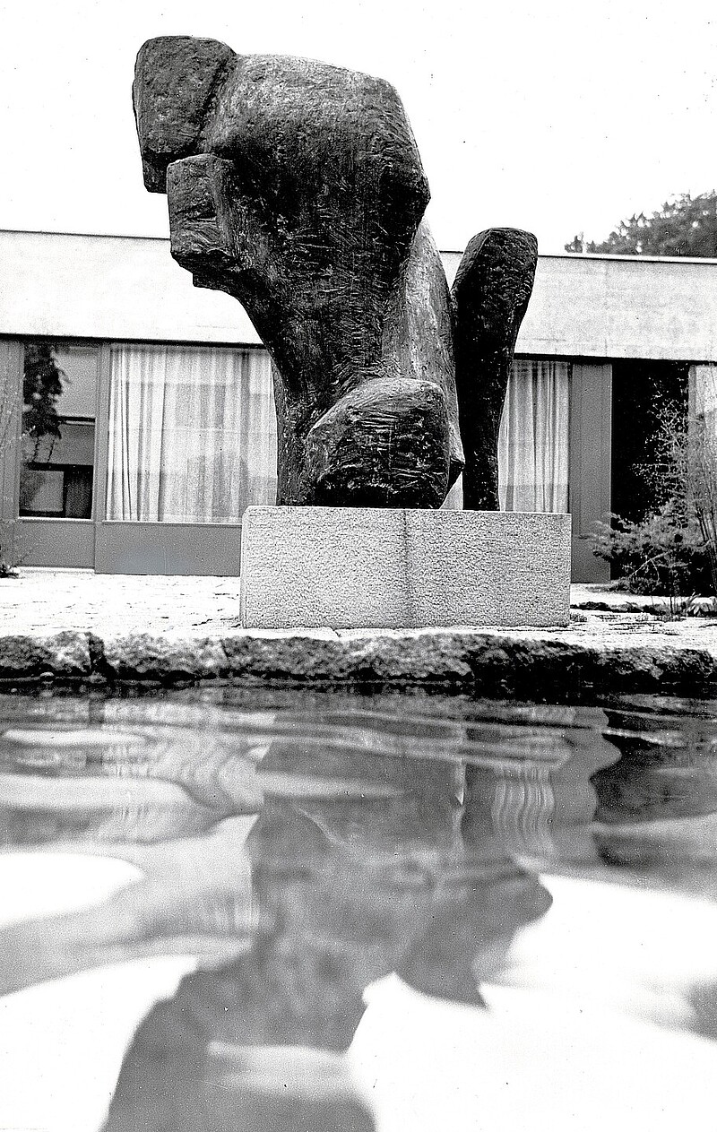 Skulptur Singender Pan (1965) von Bildhauer Max Weiss, Bild 1 von 4