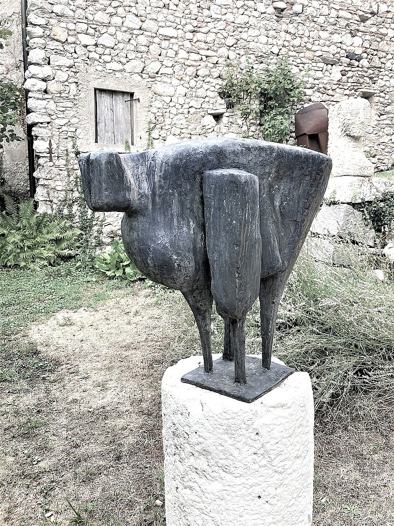 Skulptur Kleiner Elch (1968) von Bildhauer Max Weiss, Bild 3 von 8