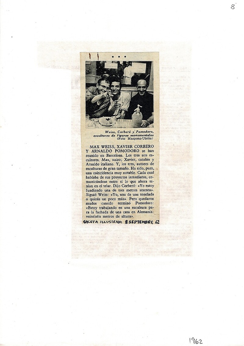 Bildhauer Max Weiss, 