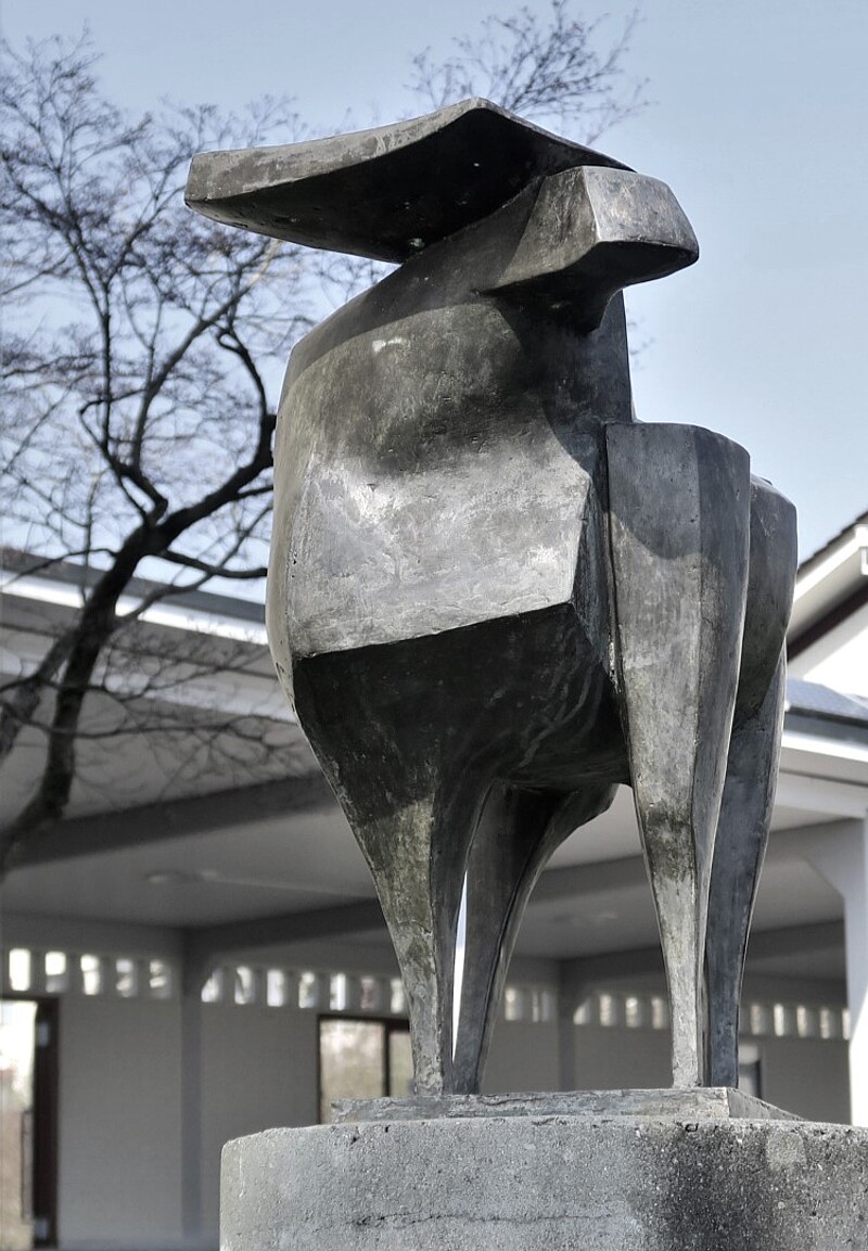 Skulptur Alce Elch (1987) von Bildhauer Max Weiss