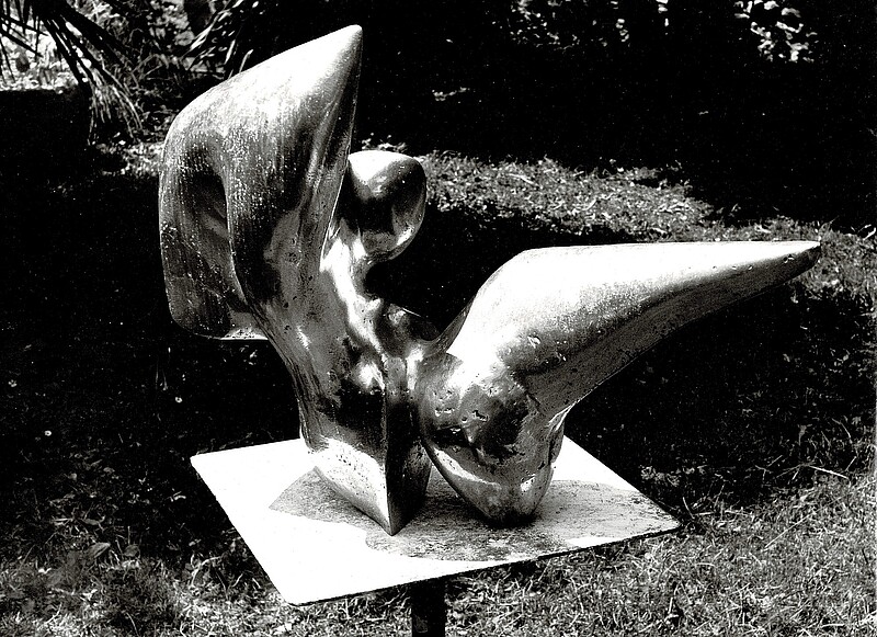 Skulptur Leda die Schwanengöttin (1970) von Bildhauer Max Weiss, Bild 8 von 8