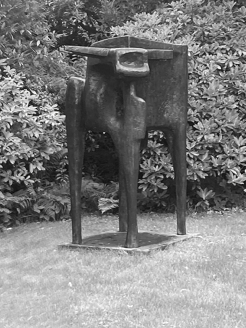 Skulptur Elch Alce  gross (1980) von Bildhauer Max Weiss, Bild 13 von 18