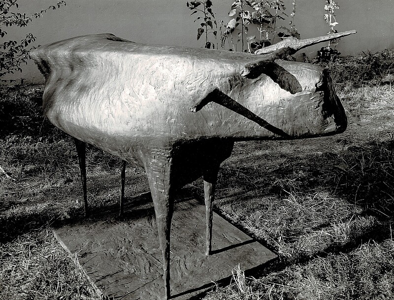 Skulptur La Bestia das Tier (1962) von Bildhauer Max Weiss, Bild 5 von 8