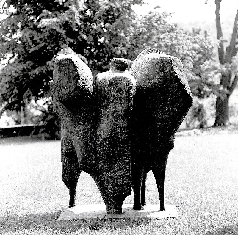 Skulptur Gruppe (1965) von Bildhauer Max Weiss, Bild 6 von 9