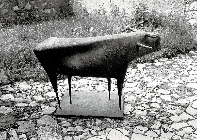 Skulptur La Bestia das Tier (1962) von Bildhauer Max Weiss, Bild 1 von 8