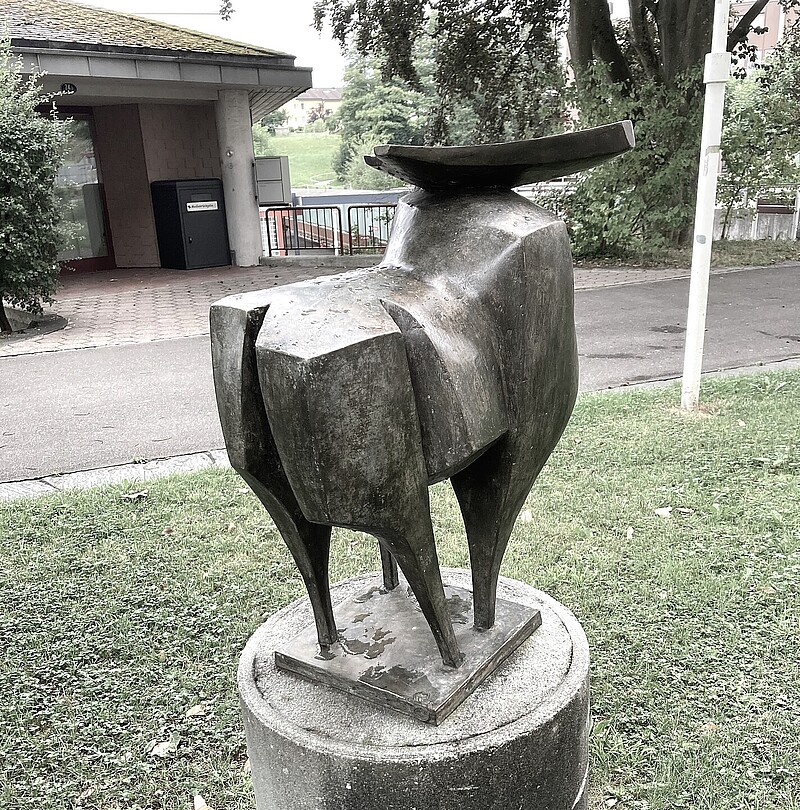 Skulptur Alce Elch (1987) von Bildhauer Max Weiss, Bild 3 von 8