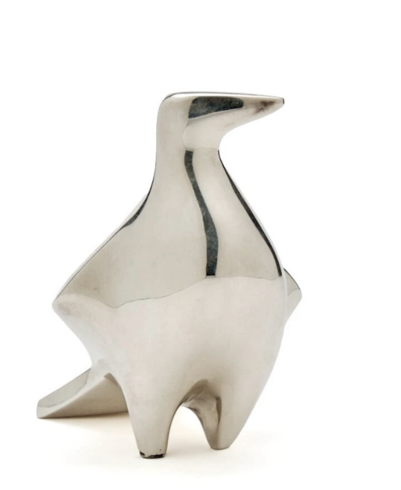 Skulptur Bird  Sterling Silver (1986) von Bildhauer Max Weiss, Bild 1 von 4