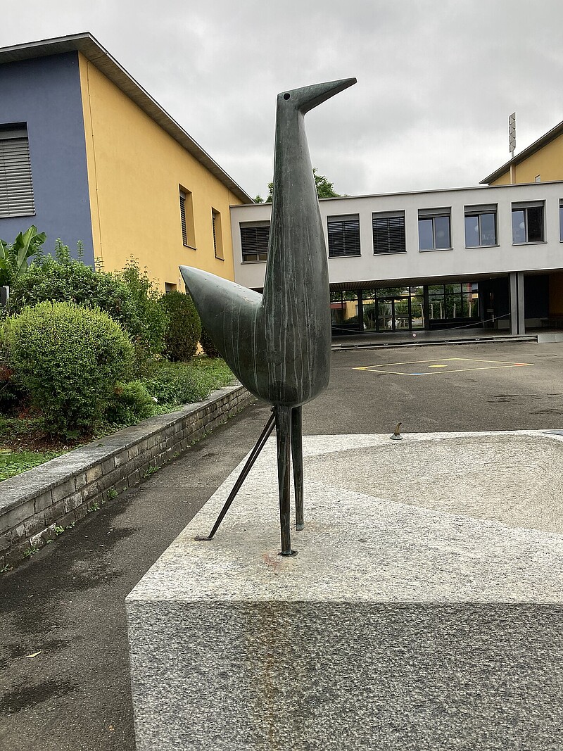 Skulptur Märchenvogel (1957) von Bildhauer Max Weiss, Bild 4 von 7