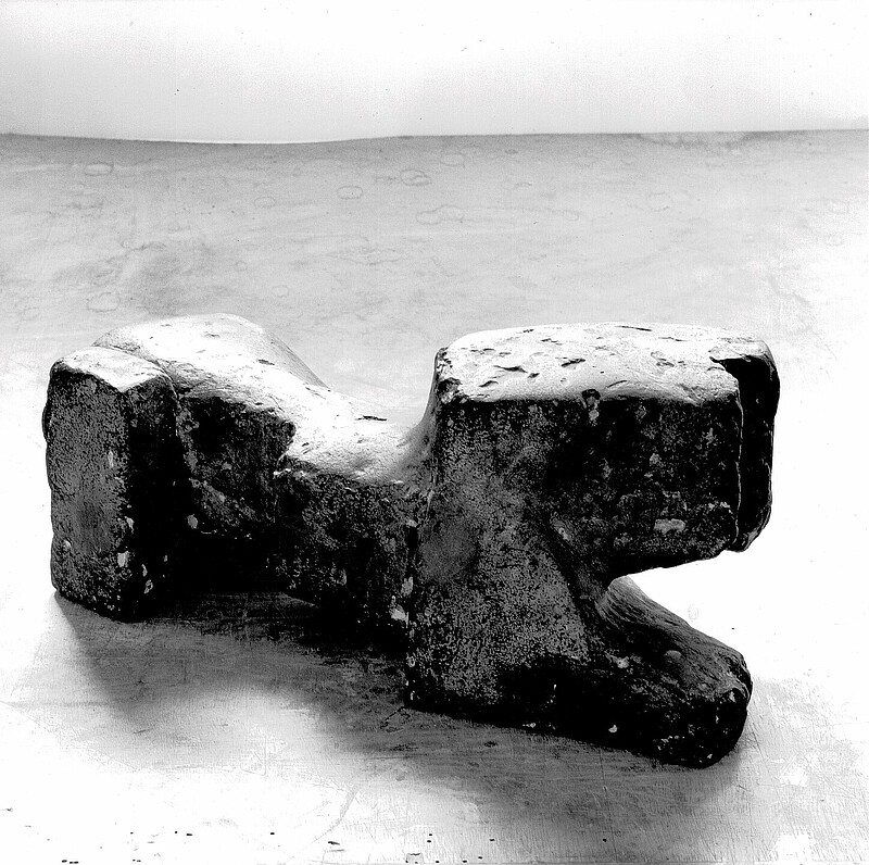 Skulptur Löwenhund (1967) von Bildhauer Max Weiss, Bild 4 von 4