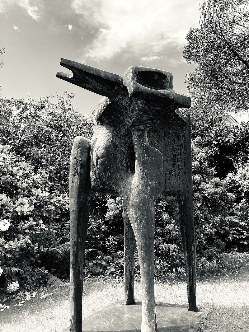 Skulptur Elch Alce  gross (1980) von Bildhauer Max Weiss, Bild 1 von 18