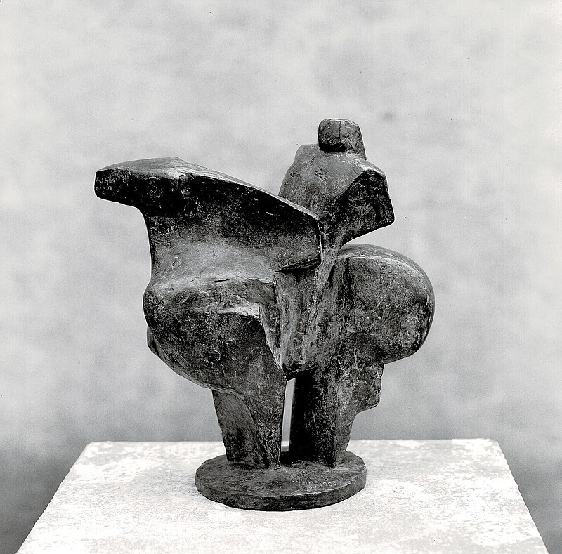Skulptur Cavaliere (1983) von Bildhauer Max Weiss, Bild 1 von 4