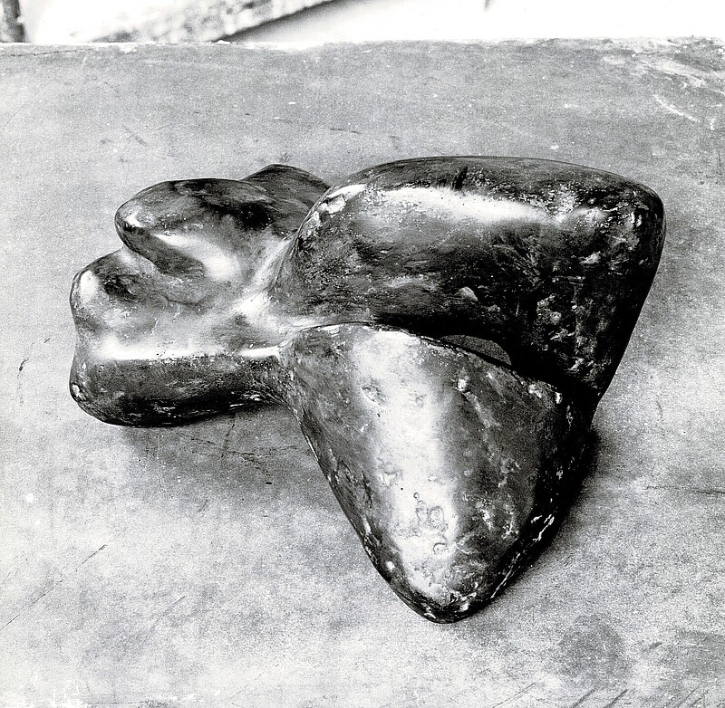 Skulptur Kleine Figur (1977) von Bildhauer Max Weiss, Bild 1 von 3