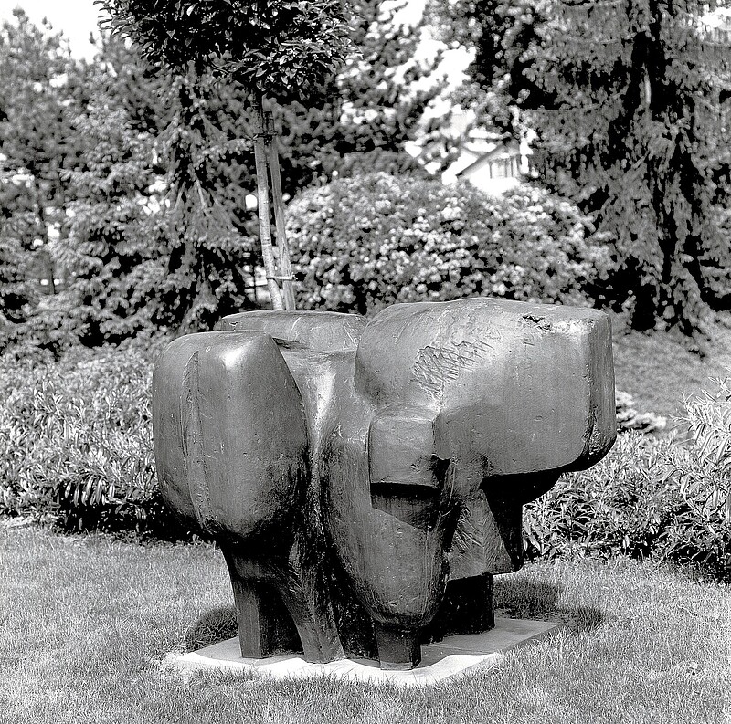 Skulptur Tierblume 196 cm (1968) von Bildhauer Max Weiss, Bild 3 von 14