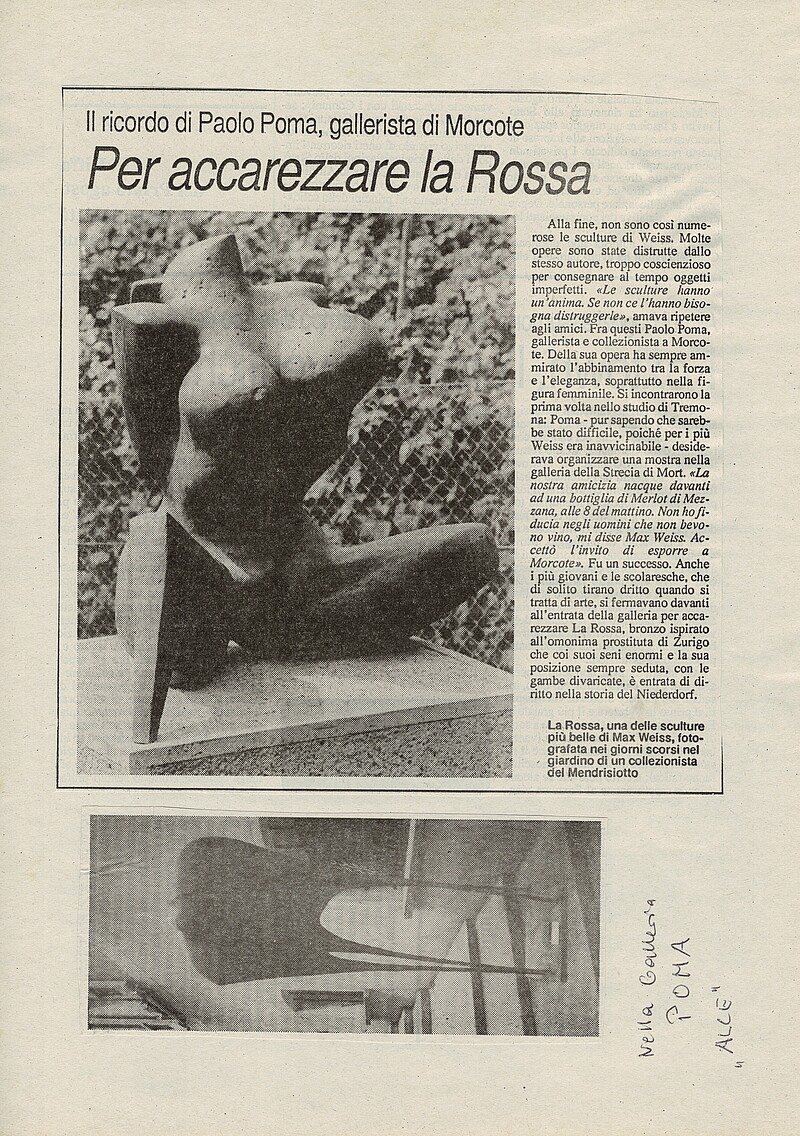 Bildhauer Max Weiss, 