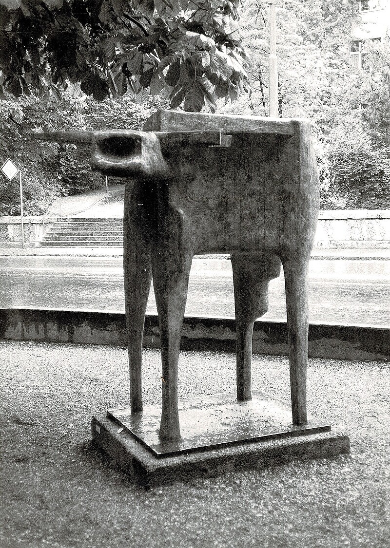 Skulptur Elch Alce  gross (1980) von Bildhauer Max Weiss, Bild 14 von 18