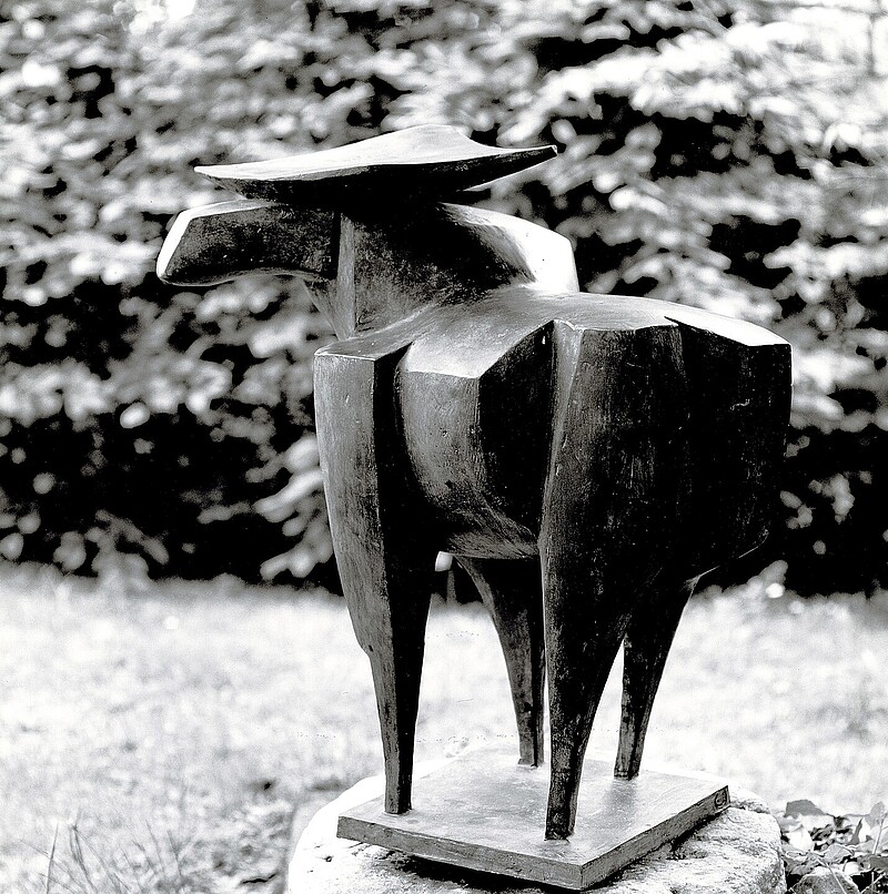 Skulptur Alce Elch (1987) von Bildhauer Max Weiss, Bild 6 von 8