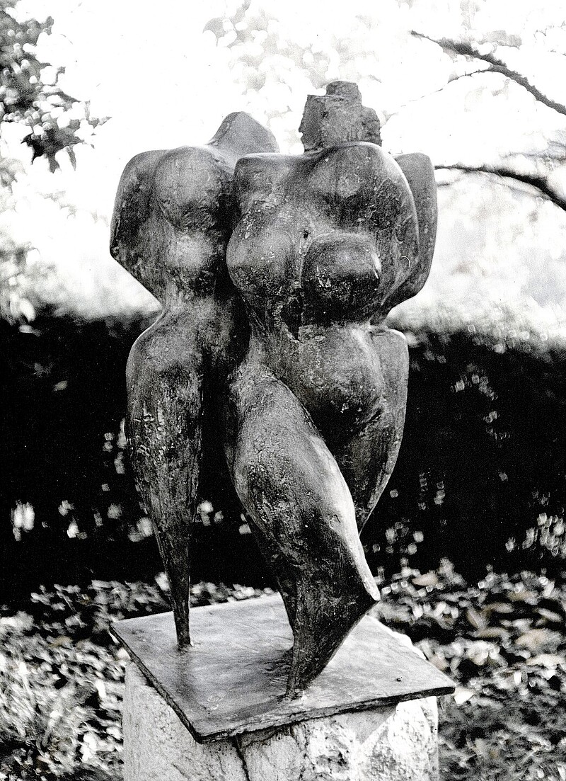 Skulptur Tre Streghe klein (1984) von Bildhauer Max Weiss, Bild 5 von 5