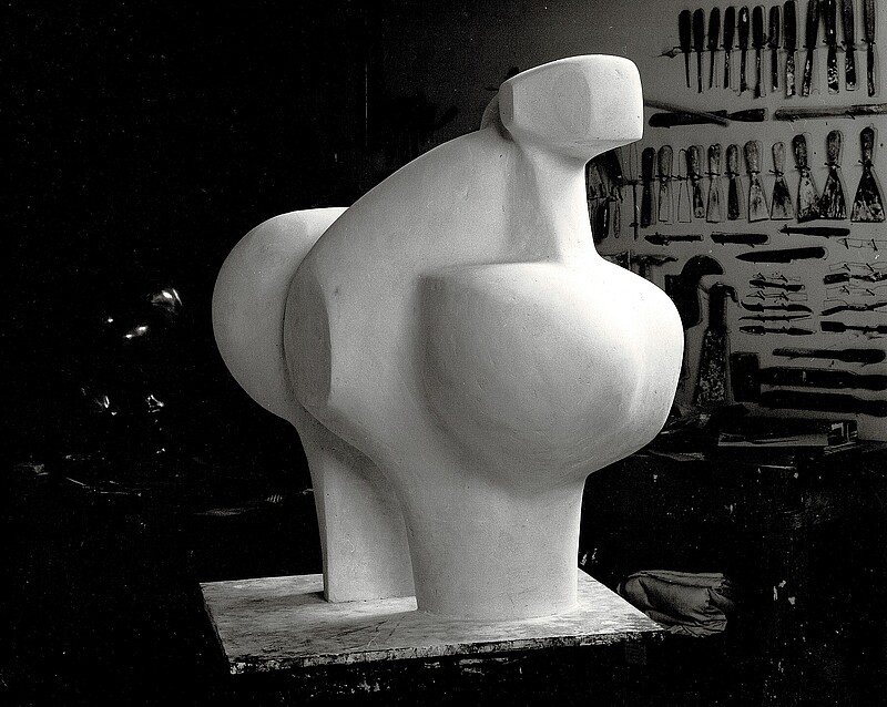 Skulptur Sonnenpferd (1976) von Bildhauer Max Weiss, Bild 8 von 8
