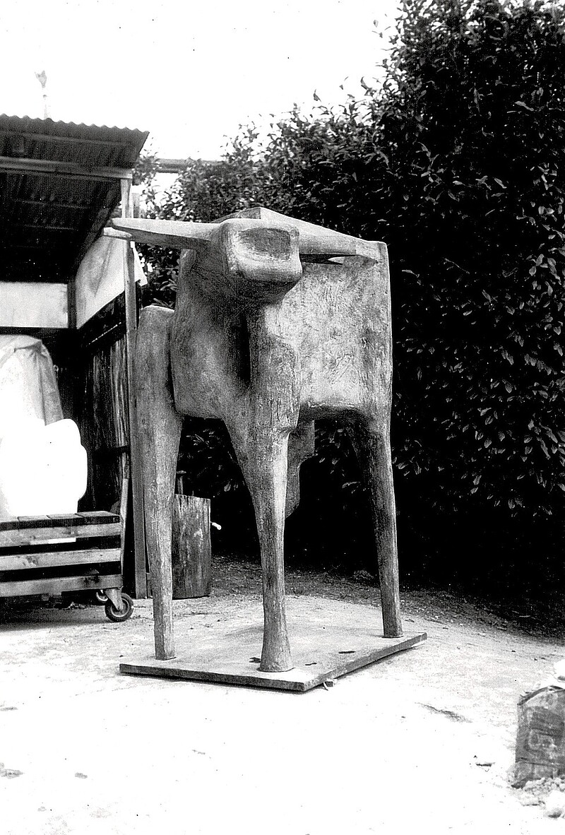 Skulptur Elch Alce  gross (1980) von Bildhauer Max Weiss, Bild 8 von 18
