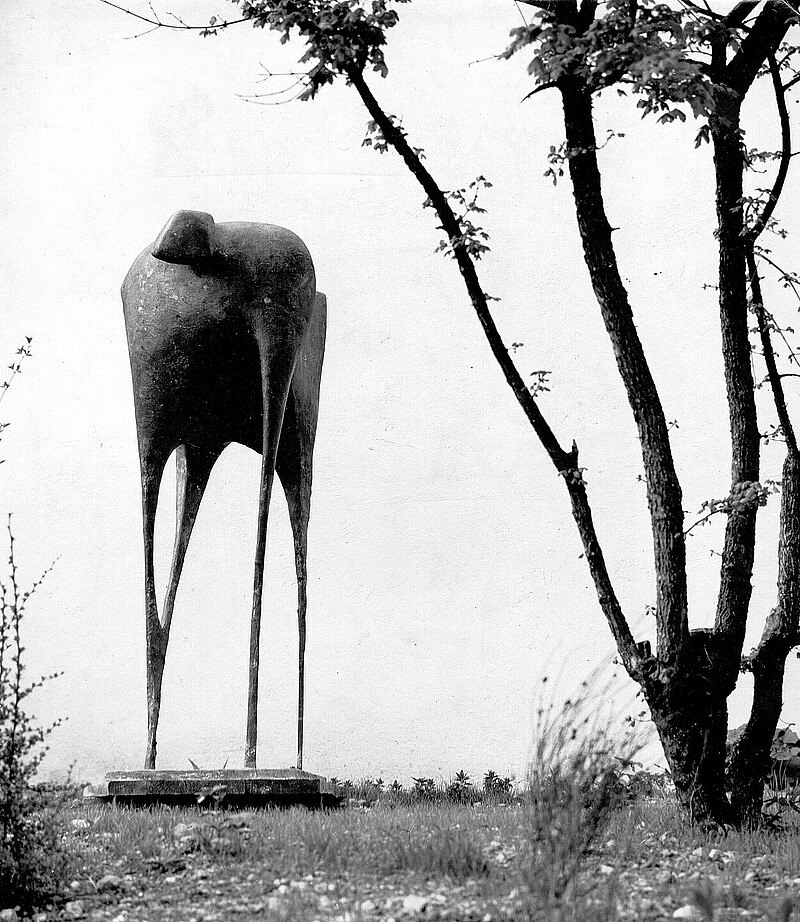 Skulptur Elch (1962) von Bildhauer Max Weiss, Bild 2 von 8