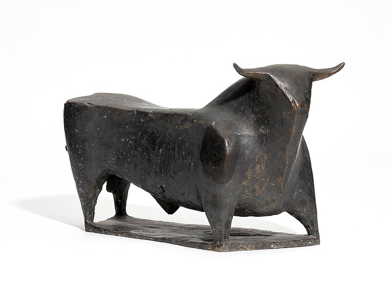 Skulptur Stier / Bulle (1958) von Bildhauer Max Weiss, Bild 1 von 4