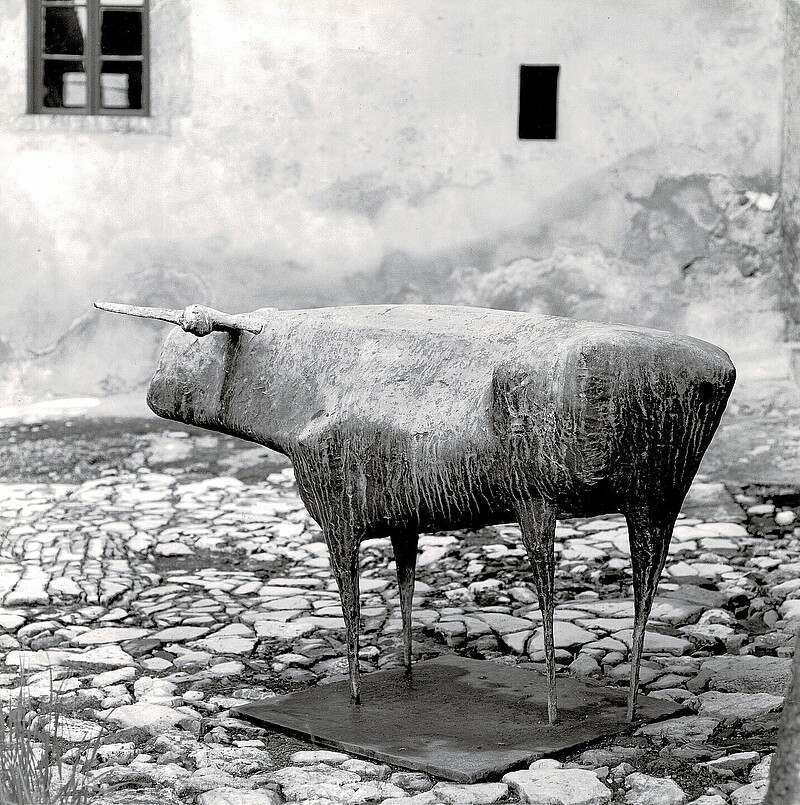 Skulptur La Bestia das Tier (1962) von Bildhauer Max Weiss, Bild 7 von 8