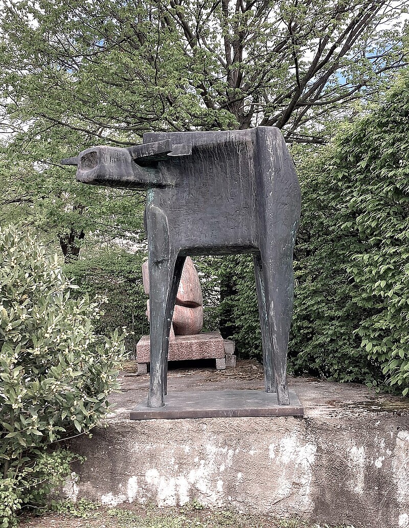 Skulptur Elch Alce  gross (1980) von Bildhauer Max Weiss, Bild 6 von 18