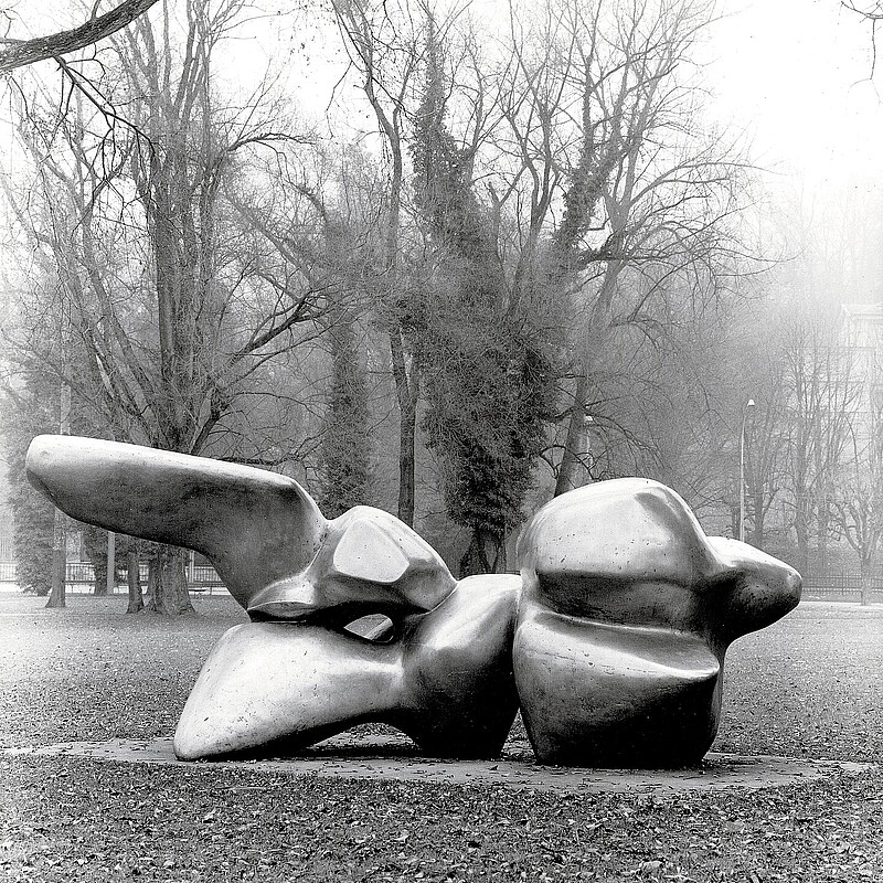 Skulptur Grosse Steppenfigur  L 460 (1970) von Bildhauer Max Weiss