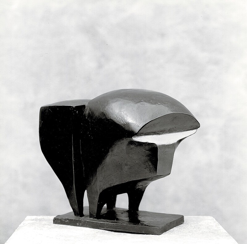 Skulptur Toro (1988) von Bildhauer Max Weiss, Bild 6 von 6