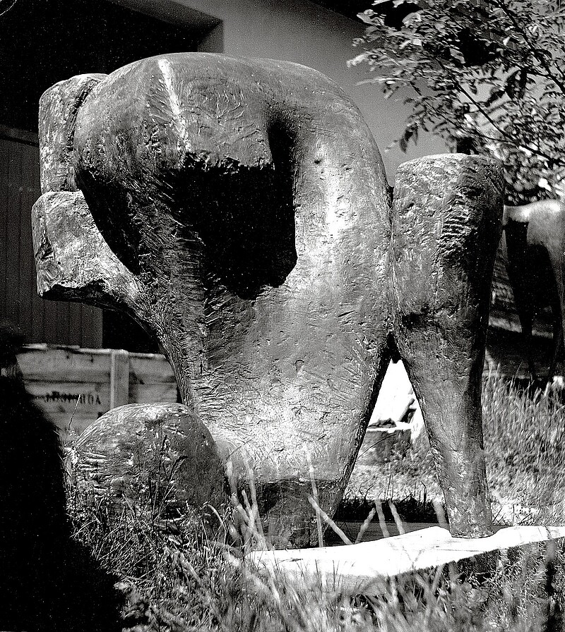 Skulptur Singender Pan (1965) von Bildhauer Max Weiss, Bild 3 von 4