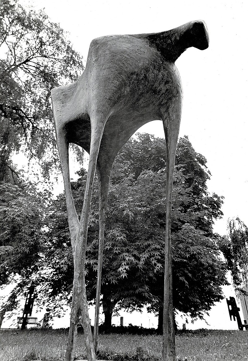 Skulptur Elch (1962) von Bildhauer Max Weiss, Bild 7 von 8