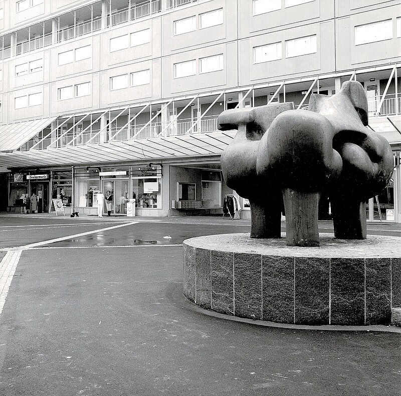 Skulptur Wolkenpferd (1970) von Bildhauer Max Weiss, Bild 5 von 9