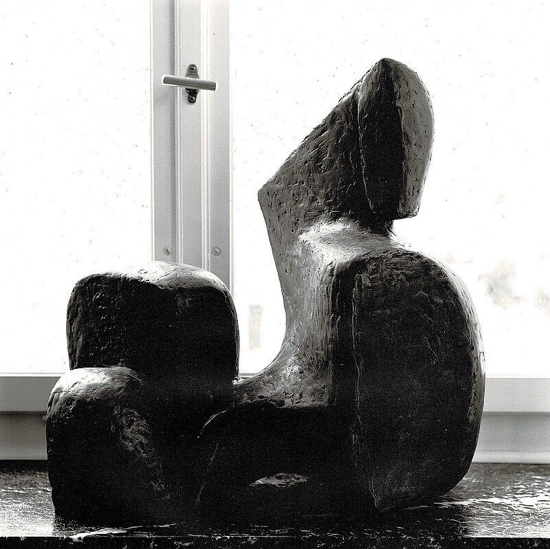 Skulptur Cavallo Pferd 62cm (1981) von Bildhauer Max Weiss, Bild 3 von 3