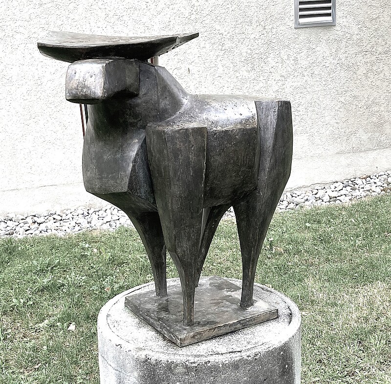 Skulptur Alce Elch (1987) von Bildhauer Max Weiss, Bild 5 von 8