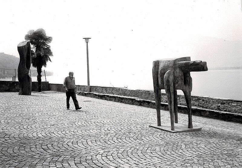 Skulptur Elch Alce  gross (1980) von Bildhauer Max Weiss, Bild 12 von 18