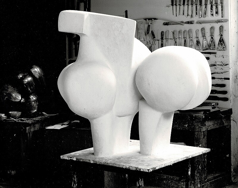Skulptur Sonnenpferd (1976) von Bildhauer Max Weiss, Bild 7 von 8
