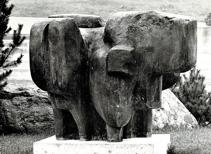 Skulptur Tierblume 196 cm (1968) von Bildhauer Max Weiss, Bild 12 von 14