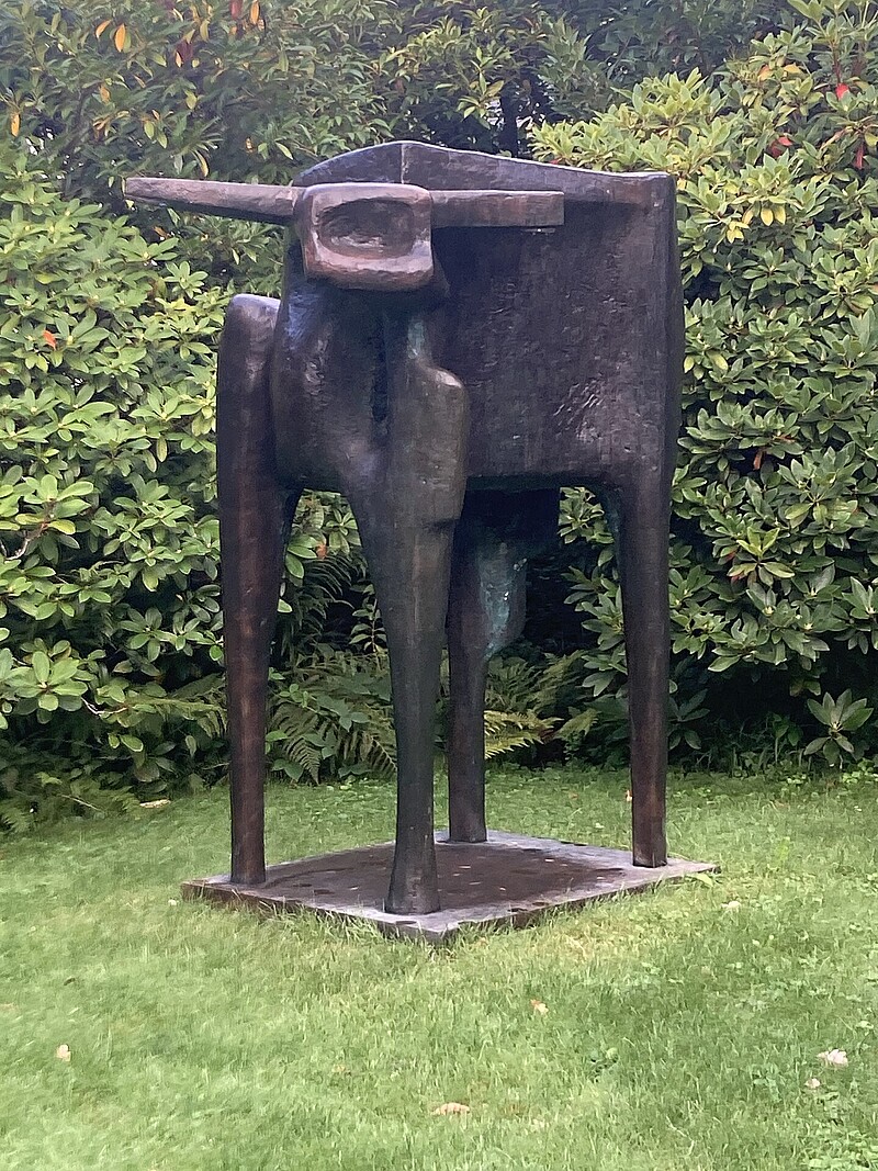 Skulptur Elch Alce  gross (1980) von Bildhauer Max Weiss, Bild 17 von 18