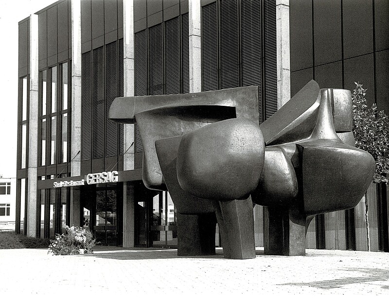 Skulptur Feuerpferde Gersag (1973) von Bildhauer Max Weiss, Bild 3 von 13