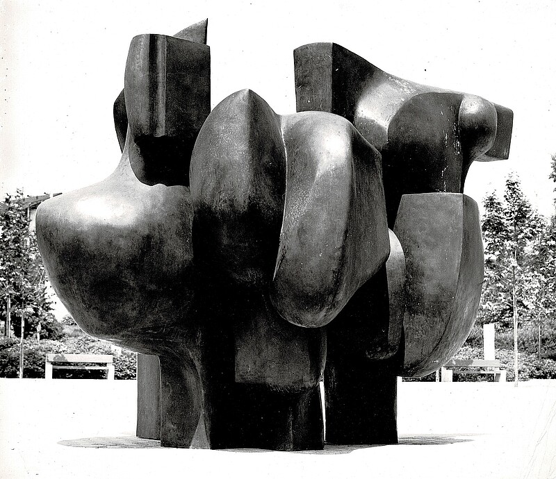 Skulptur Feuerpferde Gersag (1973) von Bildhauer Max Weiss, Bild 4 von 13