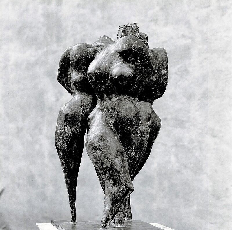Skulptur Tre Streghe klein (1984) von Bildhauer Max Weiss, Bild 3 von 5